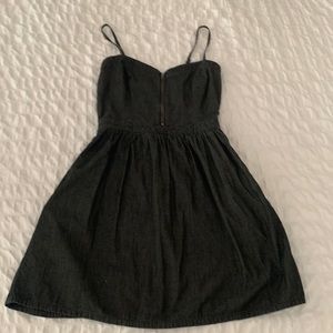 Vans mini dress, charcoal gray - size small